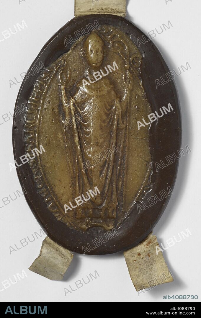 The seal of Stephen Langton, Archbishop of Canterbury (1207â€“28). Langton was instrumental in securing peace between King John and the barons in 1215, and it may have been at his instigation that the Great Charterâ€™s first clause, confirming the liberties of the English Church, was inserted. Recent research has also suggested that the damaged 1215 Magna Carta (British Library Cotton Charter XIII 31A) was preserved at Canterbury Cathedral, perhaps having once belonged to Langton himself. The charter to which this seal is attached contains Langtonâ€™s confirmation of the privileges of the Cistercian Order in England, as conceded by Pope Honorius III (1216â€“27). 1226. Source: Harley Charter 75 A 14, obverse.