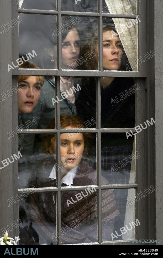 ELIZA SCANLEN, EMMA WATSON, FLORENCE PUGH y SAOIRSE RONAN en MUJERCITAS, 2019 (LITTLE WOMEN), dirigida por GRETA GERWIG. Copyright COLUMBIA PICTURES.