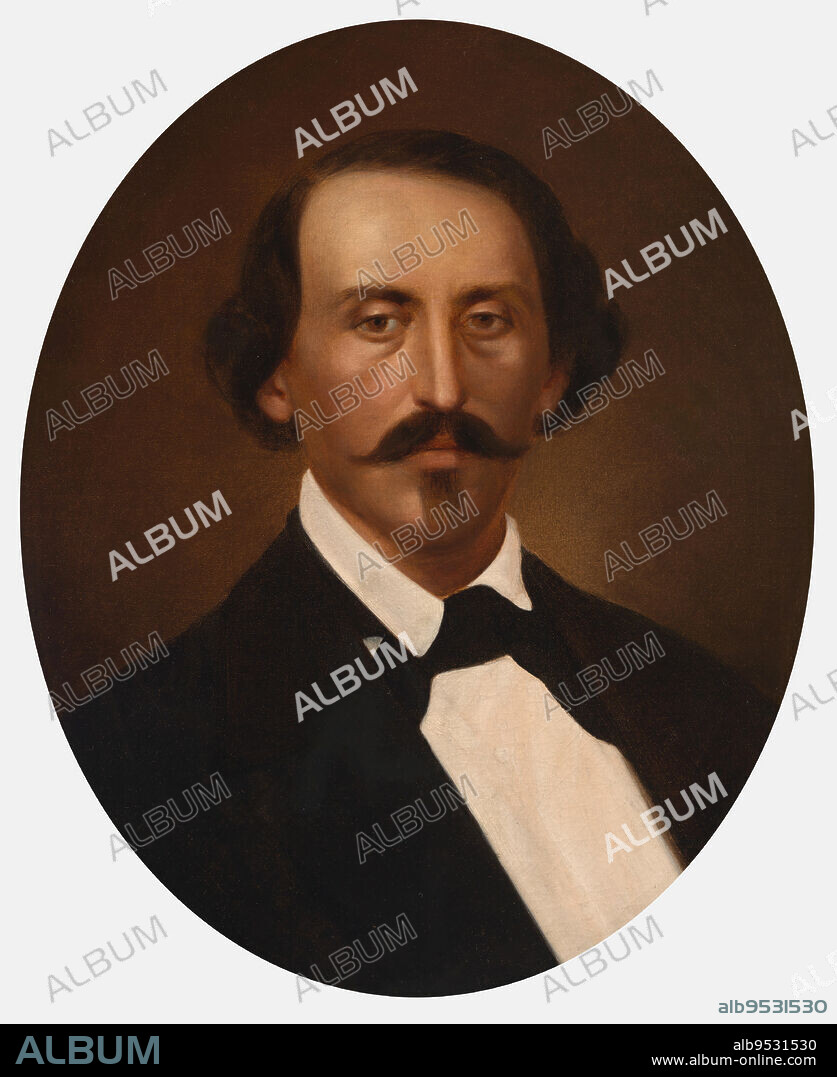 CHARLES FERDINAND WIMAR. Carl Wimar Self-Portrait. oil on canvas. Date: c. 1850-62.
