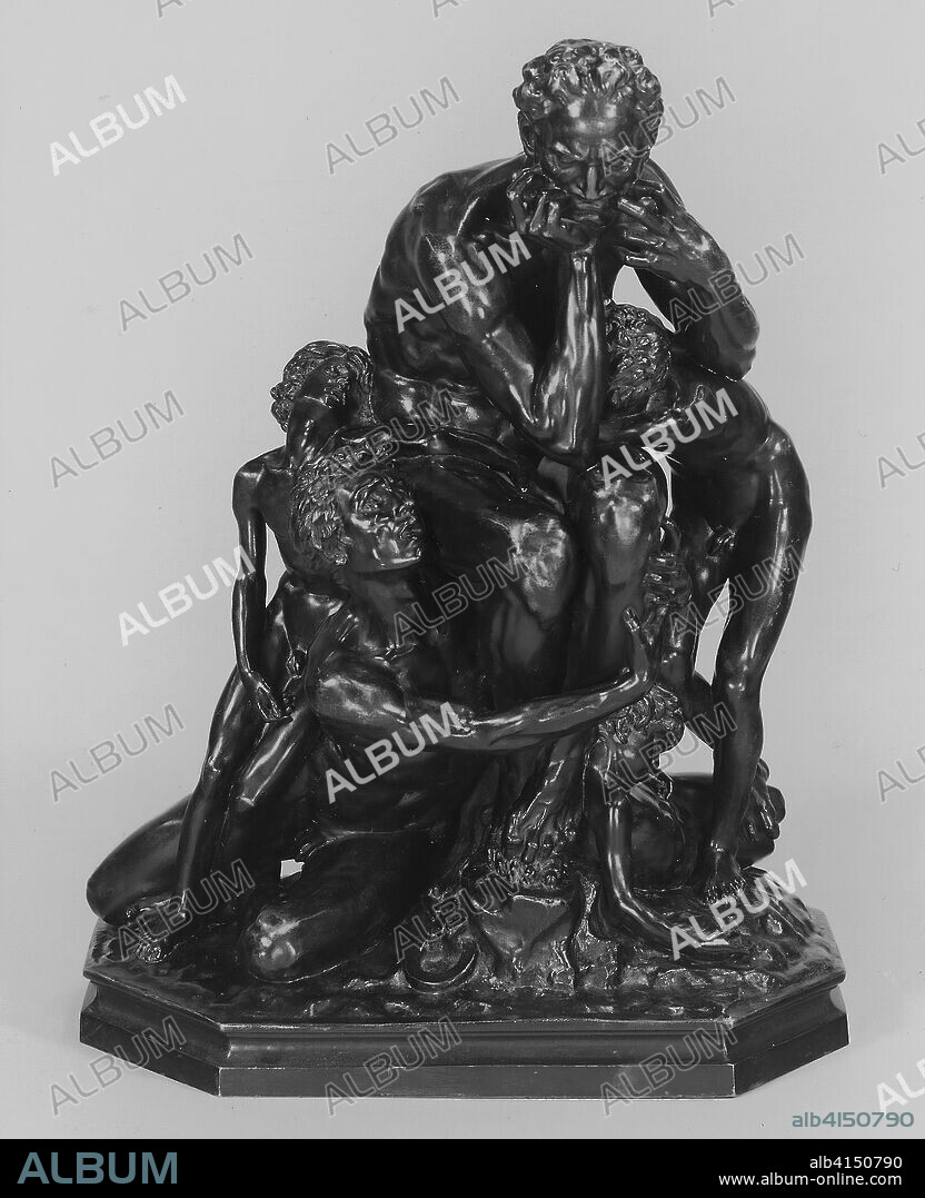 Ugolino and his Children. Jean Baptiste Carpeaux; French, 1827-1875. Date: 1863-1865. Dimensions: H. 48.9 × 37.2 ×22.9 cm (19 1/4 × 14 5/8 × 9 in.). Bronze. Origin: France.