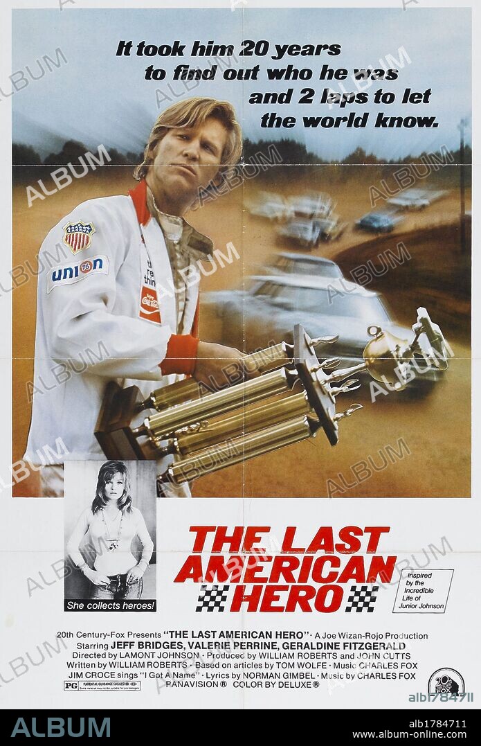 Poster of THE LAST AMERICAN HERO, 1973, directed by LAMONT JOHNSON. Copyright 20TH CENTURY FOX.
