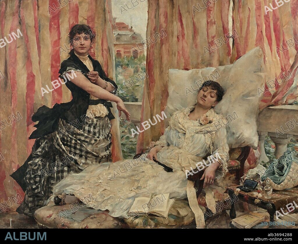 GEORGES MOREAU (MOREAU DE TOURS). Les Morphinées (The Morphine takers).