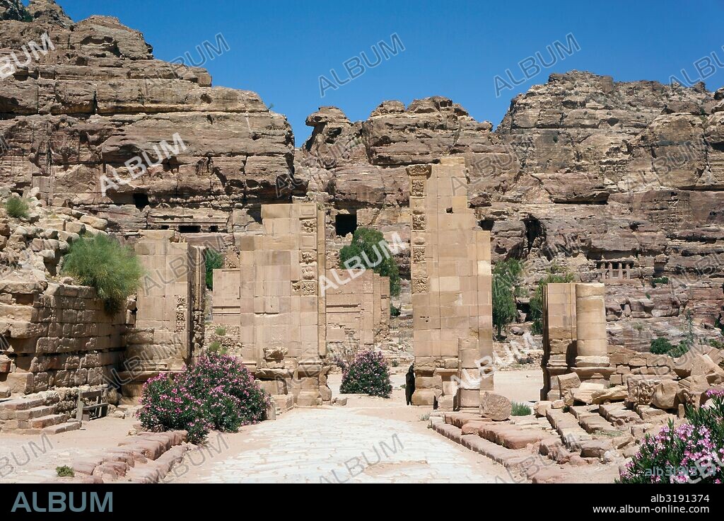 Petra. Importante enclave arqueológico en Jordania. Capital del antiguo reino Nabateo.