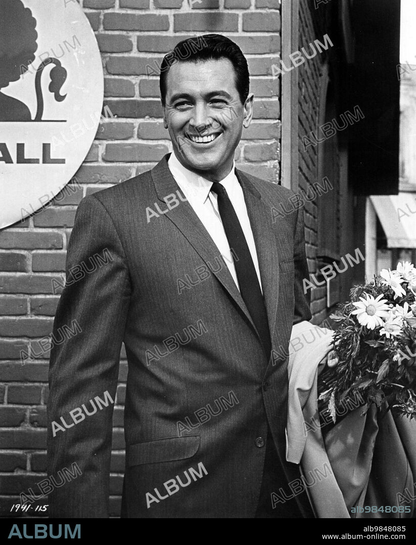 ROCK HUDSON in STRANGE BEDFELLOWS, 1965, directed by MELVIN FRANK. Copyright UNIVERSAL PICTURES.