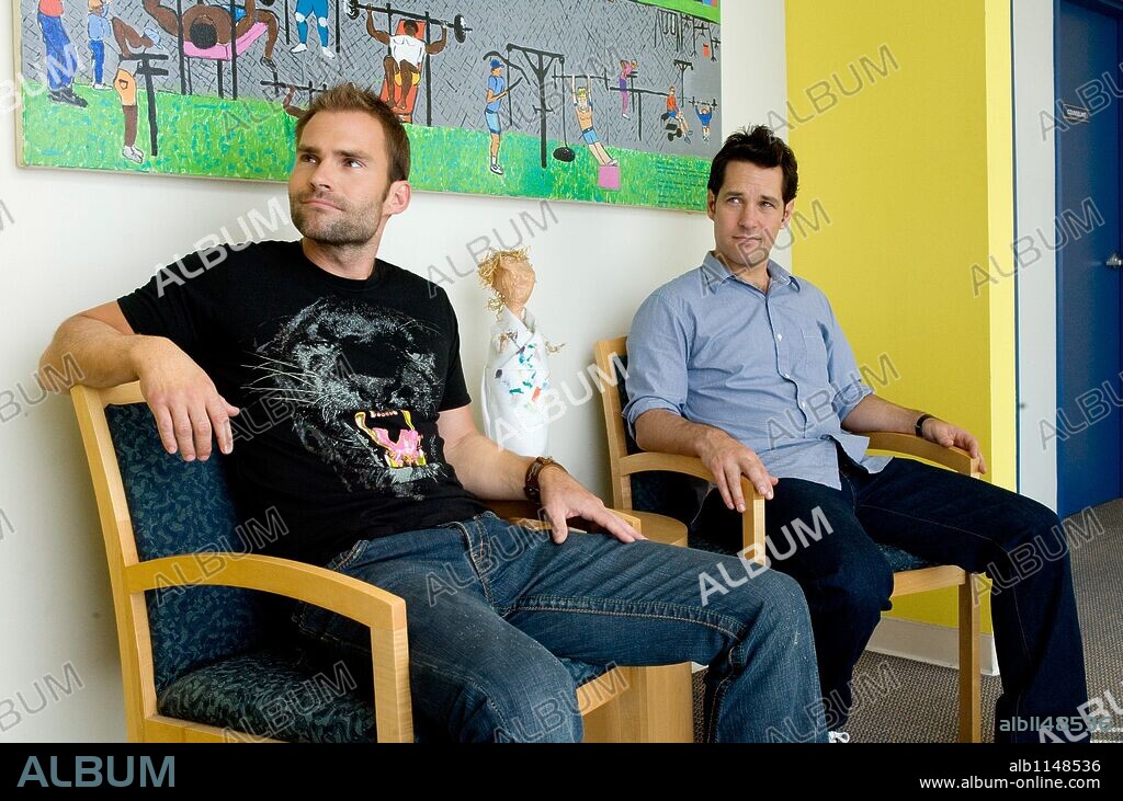PAUL RUDD und SEANN WILLIAM SCOTT in ROLE MODELS, 2008, unter der Regie von DAVID WAIN. Copyright NEW REGENCY PICTURES / URDANK, SAM.