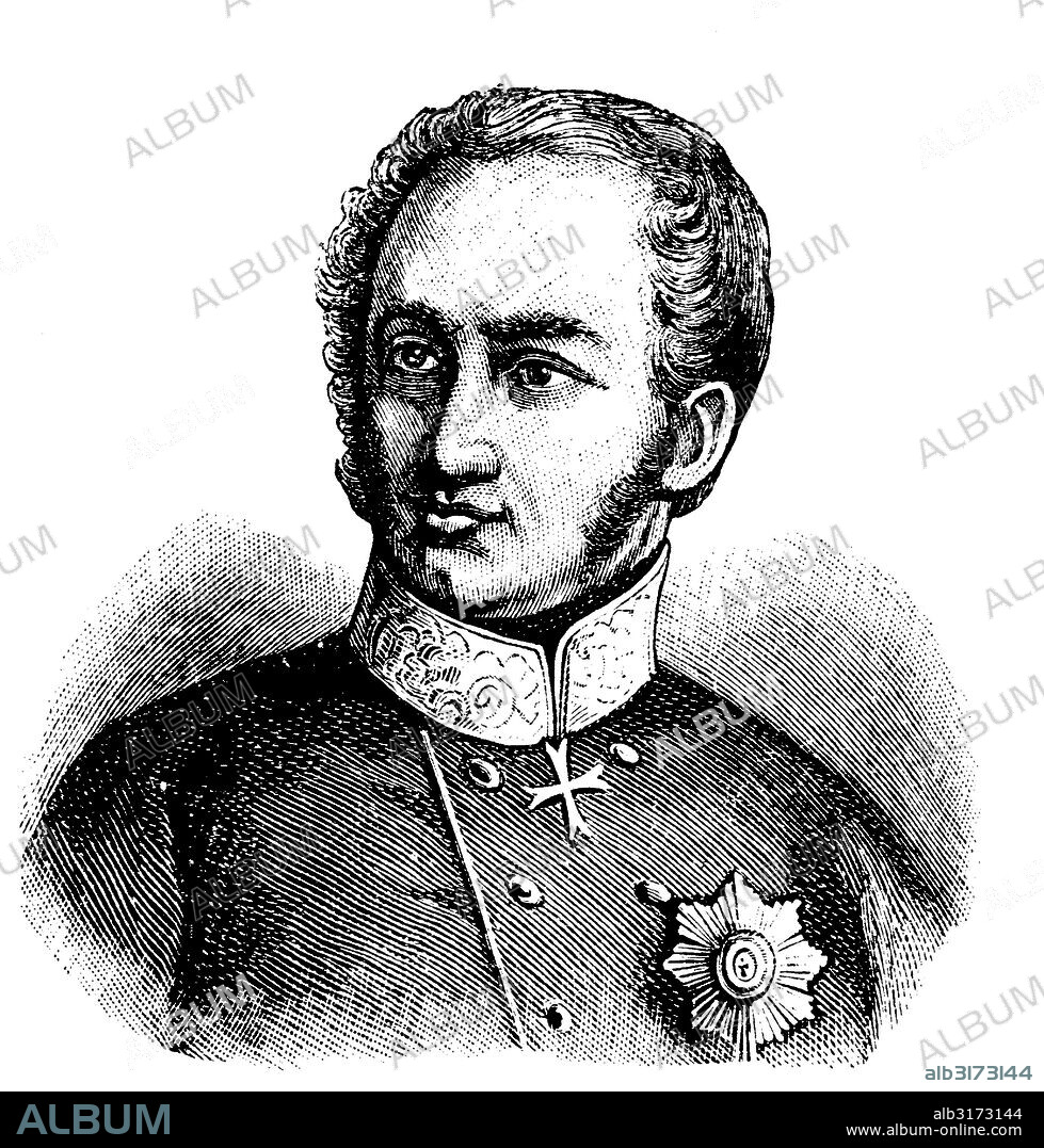 Friedrich von bodelschwingh, later also friedrich von bodelschwingh the elder, 1831-1910, pastor and theologian in germany, historic woodcut, c. 1880.