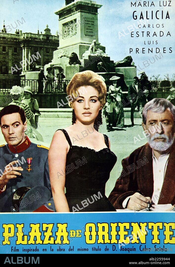 PELICULA : PLAZA DE ORIENTE , 1962. BASADA EN LA OBRA HOMONIMA DE JOAQUIN CALVO SOTELO. DIRECTOR : MATEO CANO. ACTORES : MARIA LUZ GALICIA , CARLOS ESTRADA , LUIS PRENDES.