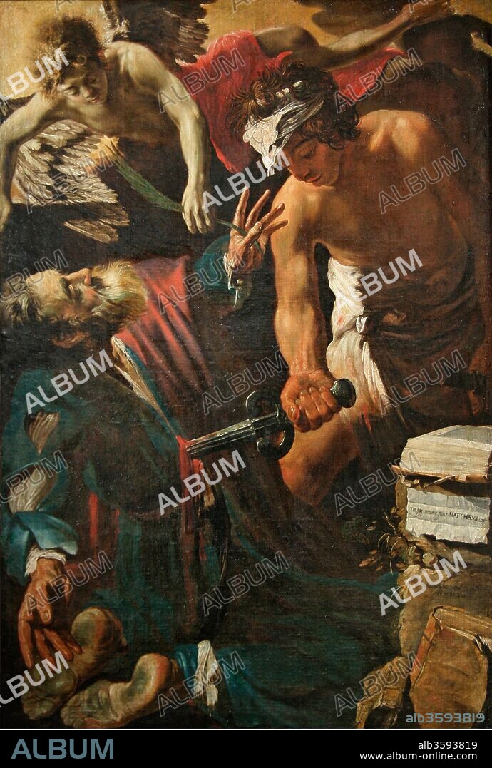 CLAUDE VIGNON. The Martyrdom of Saint Matthew.