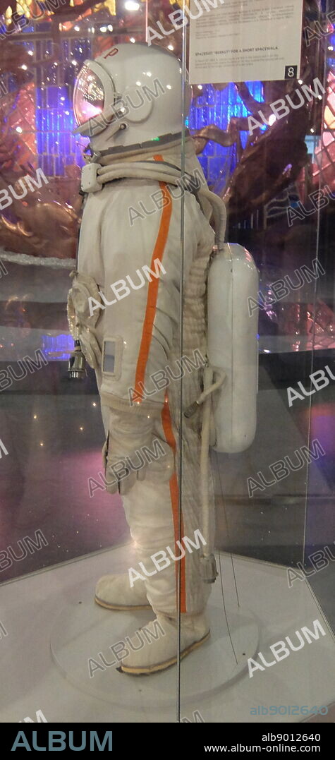 Berkut spacesuit worn by Alexei Leonov for the first spacewalk. Alexei Arkhipovich Leonov (1934-)a retired Soviet/Russian cosmonaut, Air Force Major general, writer and artist.