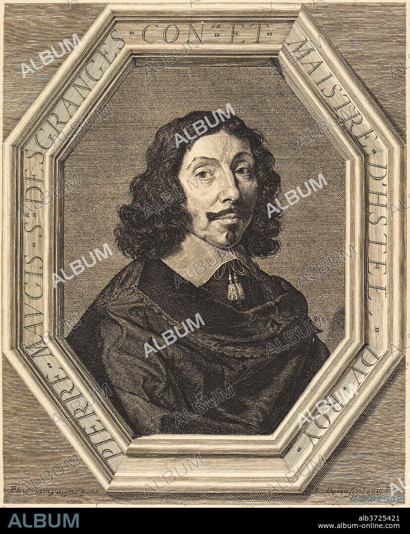 JEAN MORIN AFTER PHILIPPE DE CHAMPAIGNE. Pierre Maugis. Medium: engraving and etching.