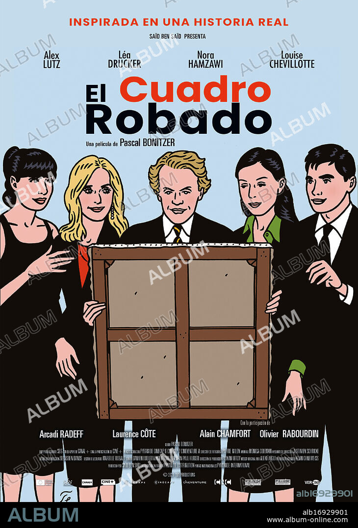 Poster de EL CUADRO ROBADO, 2024 (LE TABLEAU VOLE), dirigida por PASCAL BONITZER. Copyright SBS PRODUCTIONS.