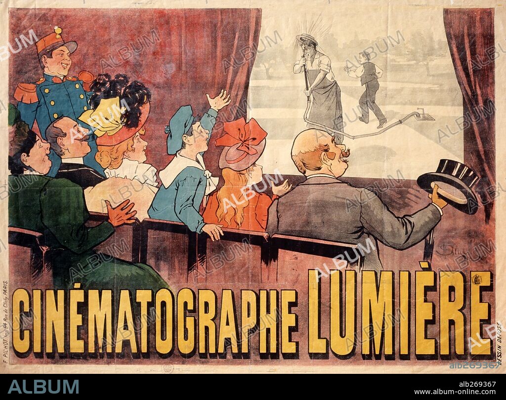 Poster de REGADOR REGADO, 1895 (L' ARROSEUR ARROSE), dirigida por LOUIS LUMIERE. Copyright GAUMONT.