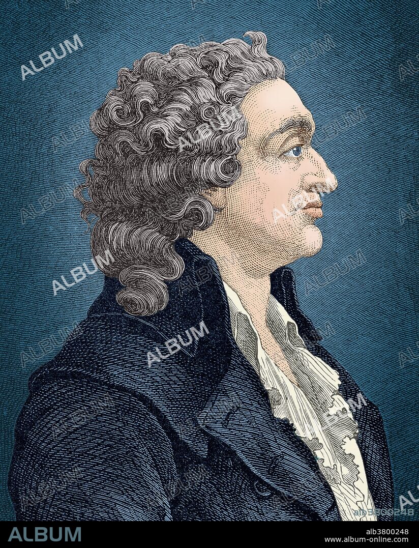 Marie Jean Antoine Nicolas de Caritat, marquis de Condorcet (September 17, 1743 - March 28, 1794) was a French philosopher, mathematician, and early political scientist whose Condorcet method in voting tally selects the candidate who would beat each of the other candidates in a run-off election. He advocated a liberal economy, free and equal public education, constitutionalism, and equal rights for women and people of all races. His ideas and writings were said to embody the ideals of the Age of Enlightenment and rationalism, and remain influential to this day. In 1772, he published a paper on integral calculus which was widely hailed as a groundbreaking. In 1786, Condorcet worked on ideas for the differential and integral calculus, giving a new treatment of infinitesimals - a work which was never printed. He was recognized worldwide and worked with such famous scientists as Leonhard Euler and Benjamin Franklin. He died a mysterious death in prison at the age of 50 after a period of being a fugitive from French Revolutionary authorities. Engraving from "Vies des savants illustres" by Louis Figuier. This image has been color enhanced.