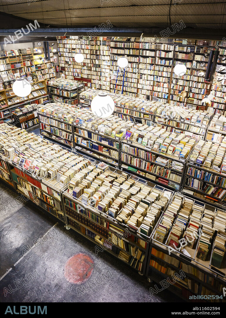 the largest second-hand bookstore in Spain, El Siglo, Sant Cugat del Vallès, (Vallès Occidental), Catalonia, Spain.