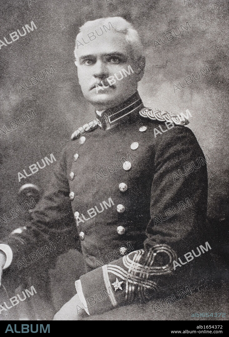 George Washington Goethals, 1858-1928. United States army officer and civil engineer. Chairman and chief engineer, Isthmian Canal Commission. From the book The Panama Canal by J. Saxon Mills published early 1900s.