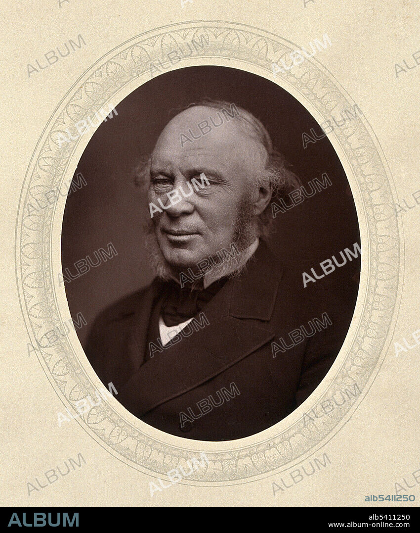 John Fowler, 1st Baronet (July 15, 1817 - November 20, 1898) was an English civil engineer specializing in the construction of railways and railway infrastructure. In the 1850s and 1860s, he was engineer for the world's first underground railway, London's Metropolitan Railway, built by the cut-and-cover method under city streets. In the 1880s, he was chief engineer for the Forth Railway Bridge, which opened in 1890. Fowler's was a long and eminent career, spanning most of the 19th century's railway expansion, and he was engineer, adviser or consultant to many British and foreign railway companies and governments. He was the youngest president of the Institution of Civil Engineers, between 1865 and 1867, and his major works represent a lasting legacy of Victorian engineering. He died in 1898 at the age of 81. Photograph by Lock & Whitfield, undated.