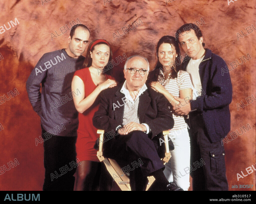 AITANA SANCHEZ-GIJON, DANIEL GIMENEZ CACHO, LUIS TOSAR, MARIA BOTTO and VICENTE ARANDA in CELOS, 1999, directed by VICENTE ARANDA. Copyright FERNÁNDEZ, PIPO.