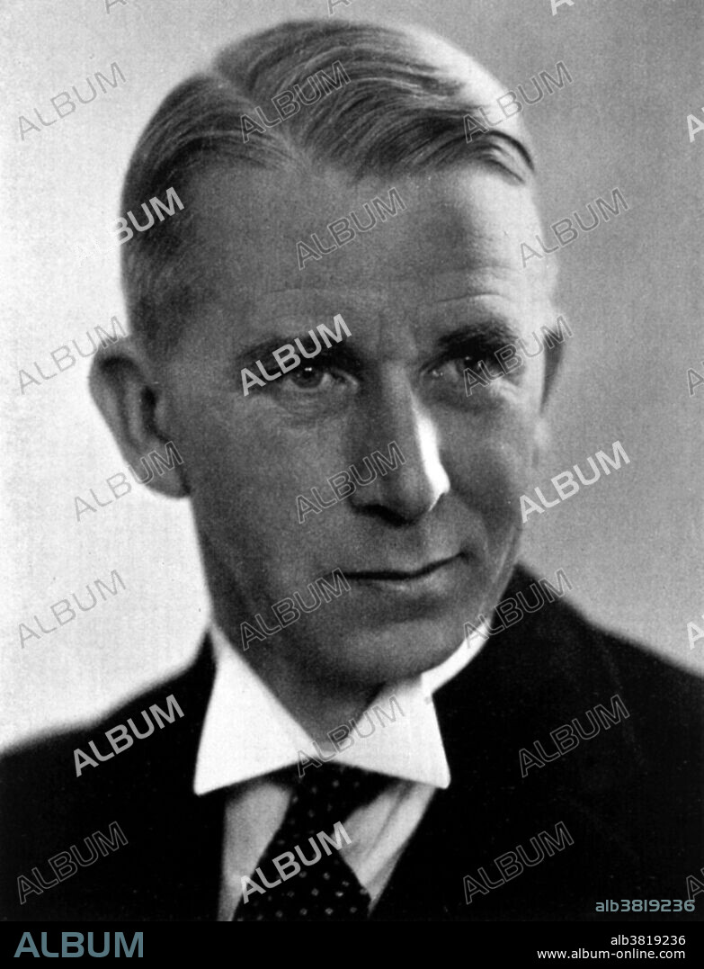 Sir (Walter) Norman Haworth (1883-1950) was a British chemist best known for his groundbreaking work on ascorbic acid (vitamin C) while working at the University of Birmingham. He received the 1937 Nobel Prize in Chemistry "for his investigations on carbohydrates and vitamin C." The prize was shared with Swiss chemist Paul Karrer for his work on other vitamins. Haworth worked out the correct structure of a number of sugars, and is known among organic chemists for his development of the Haworth projection that translates three-dimensional sugar structures into convenient two-dimensional graphical form.