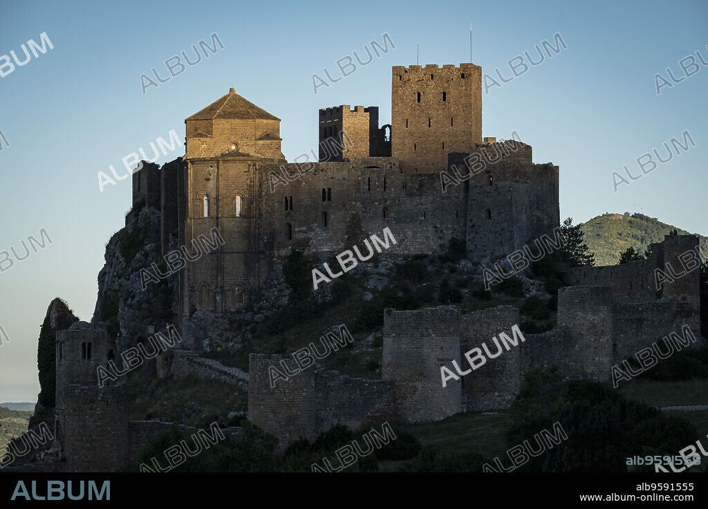 Loarre castle, Huesca, Spain.