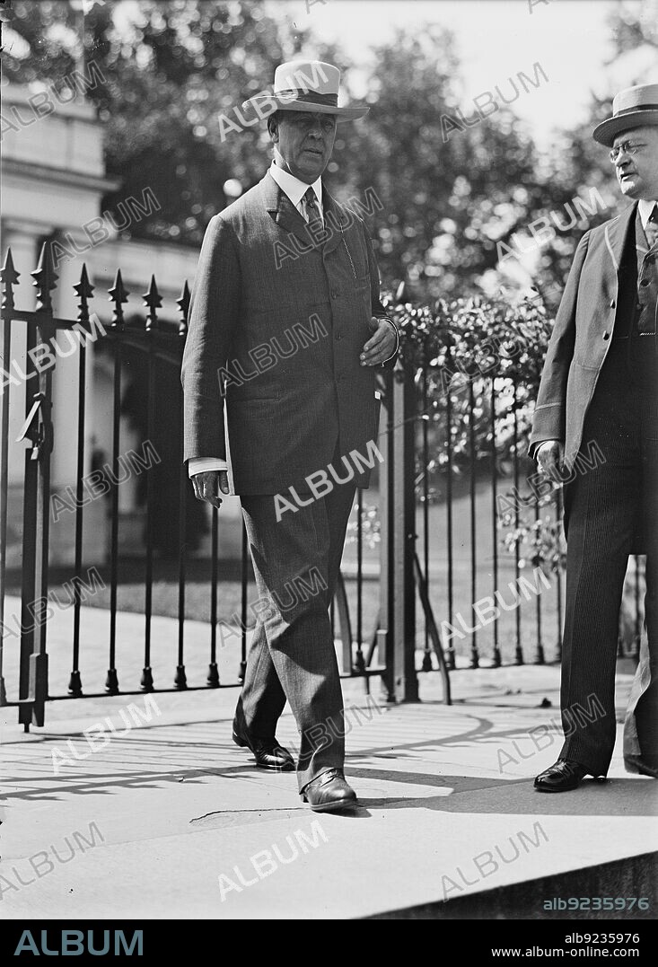 HARRIS & EWING. Frederic Adrian Delano, Left, with Charles Sumner Hamlin, 1917.