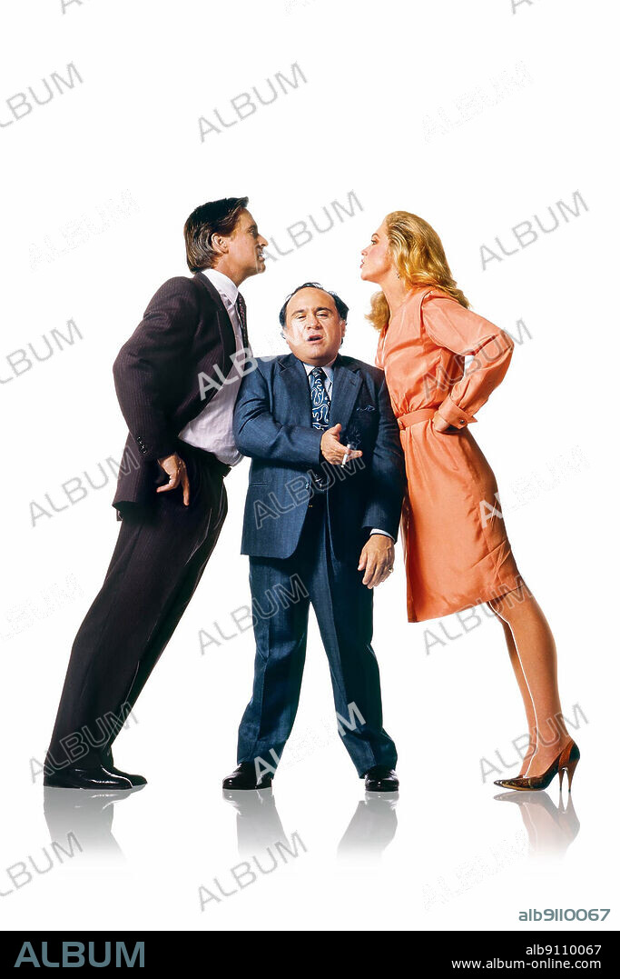DANNY DEVITO, KATHLEEN TURNER und MICHAEL DOUGLAS in THE WAR OF THE ROSES, 1989, unter der Regie von DANNY DEVITO. Copyright 20TH CENTURY FOX.