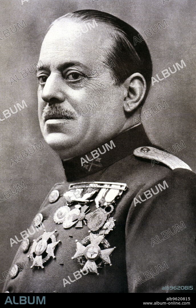José Sanjurjo and Sacanell (1872-1936), Marquess of the Rif, Spanish military.