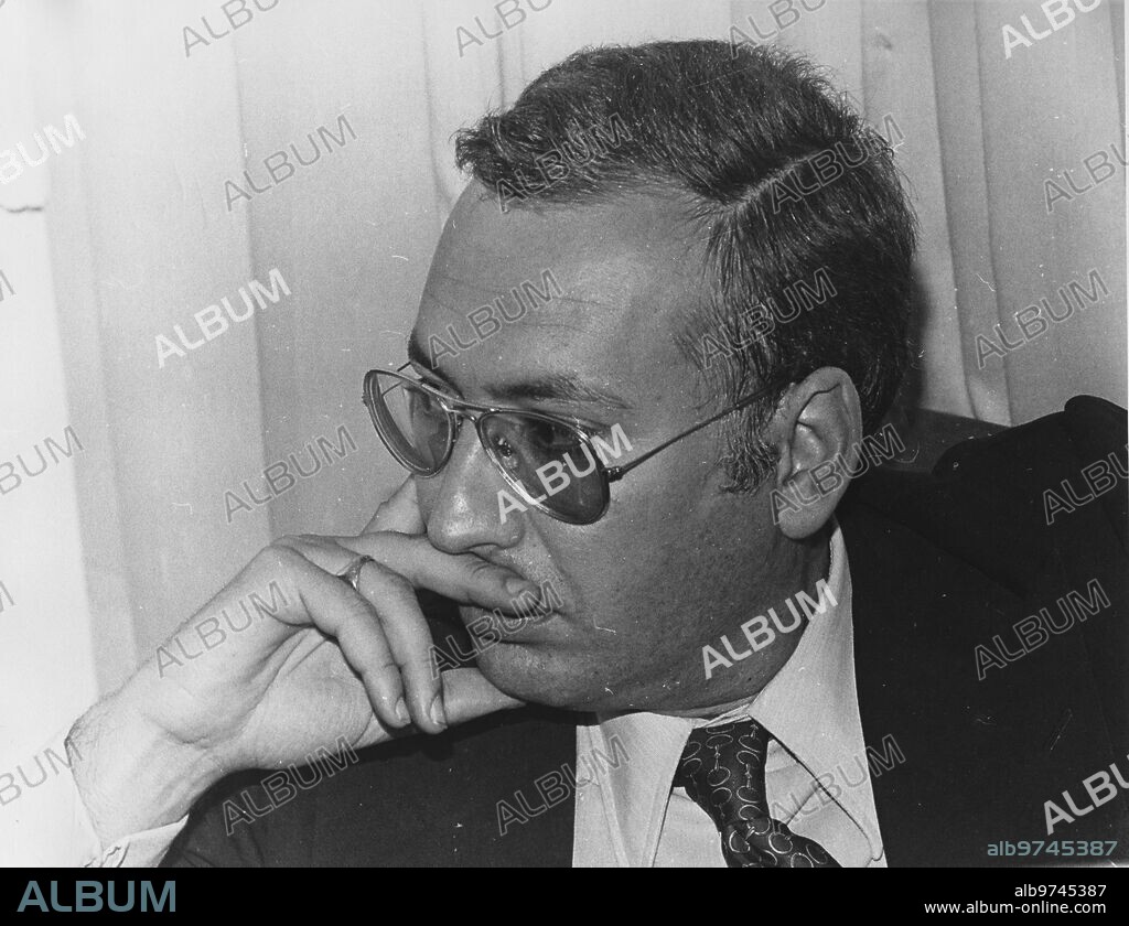 Madrid, August 1977. Interview José Manuel García Margallo, UCD deputy for Melilla.
