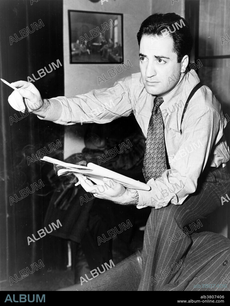 William Saroyan (August 31, 1908 - May 18, 1981) was an American dramatist and author. He is recognized as "one of the most prominent literary figures of the mid-20th century. An Armenian American, Saroyan wrote extensively about the Armenian immigrant life in California. Many of his stories and plays are set in his native Fresno. His stories celebrated optimism in the midst of the trials and tribulations of the Depression. His advice to a young writer was: "Try to learn to breathe deeply; really to taste food when you eat, and when you sleep really to sleep. Try as much as possible to be wholly alive with all your might, and when you laugh, laugh like hell." Saroyan endeavored to create a prose style full of zest for life and seemingly impressionistic, that came to be called "Saroyanesque". He was awarded the Pulitzer Prize for Drama in 1940, and in 1943 won the Academy Award for Best Story for the film adaptation of his novel The Human Comedy. Interest in Saroyan's novels declined after the war, when he was criticized for sentimentality. Freedom, brotherly love, and universal benevolence were for him basic values, but his idealism was considered out of step with the times. He died in 1981 of prostate cancer at the age of 72. Photographed by Al Aumuller for New York World Telegram & Sun, 1940.
