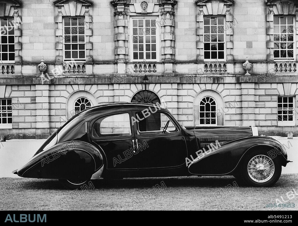 UNKNOWN. 1939 Bugatti Type 57 with body by Figoni et Falaschi.