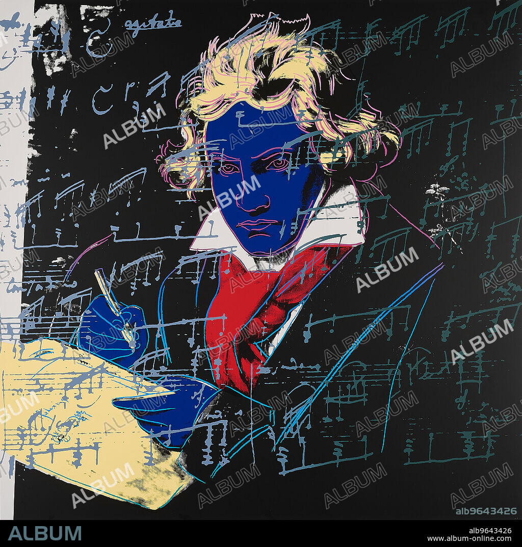 ANDY WARHOL. Beethoven.