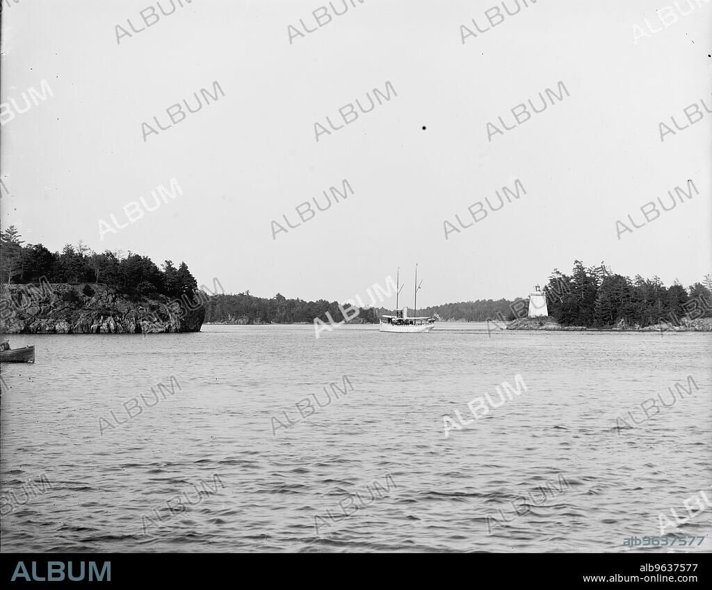 Lyndoc Light, Gananoque Narrows, Thousand Islands, N.Y., between 1900 and 1906.