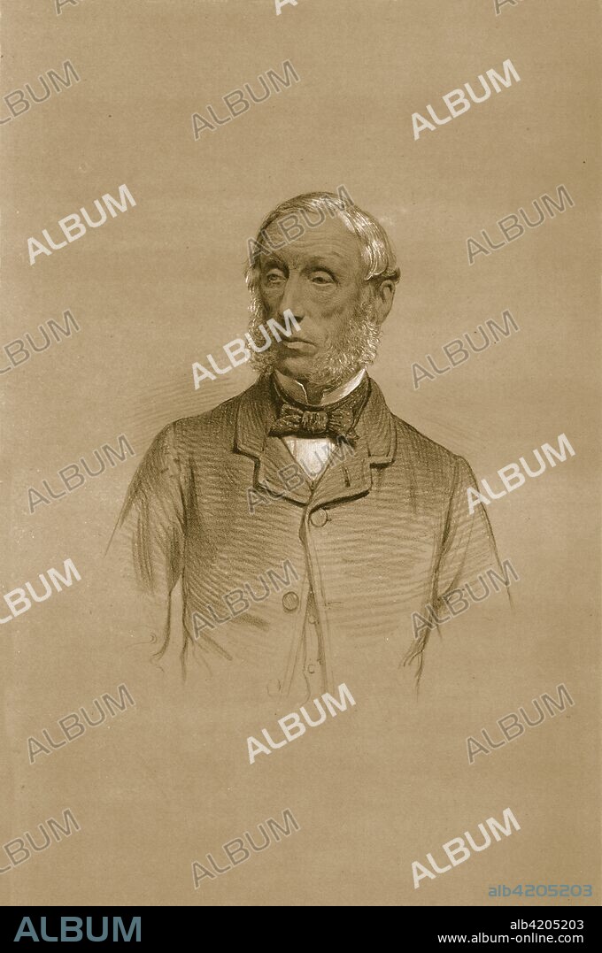 'The Duke of Grafton', 1879. William Henry FitzRoy, 6th Duke of Grafton (1819-1882), politician, MP for Thetford. From The Sporting Gazette and Agricultural Journal, 5th April 1879.