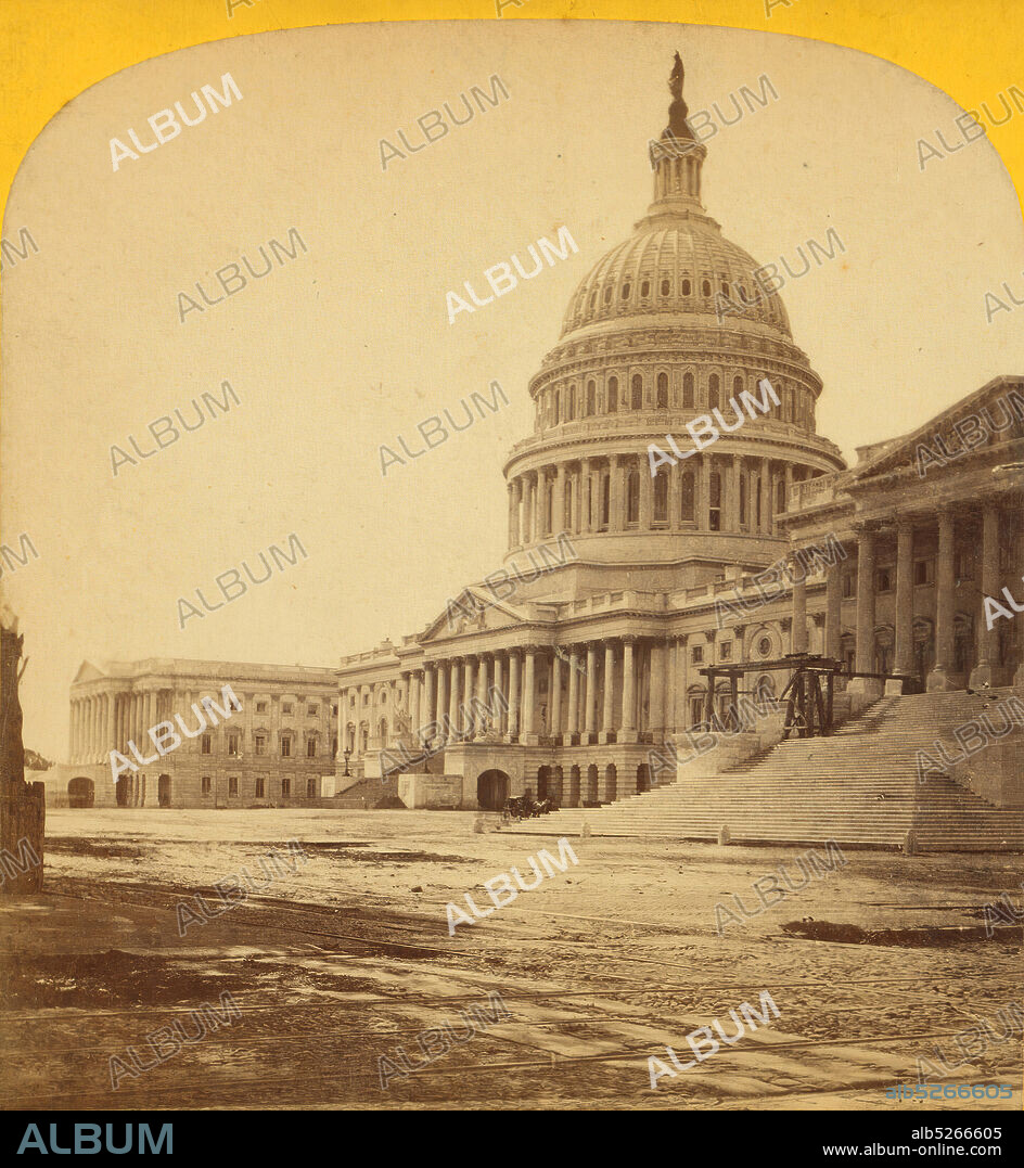 The Capitol, N.E. View., United States Capitol (Washington, D.C.), 1860, Washington (D.C.), United States.