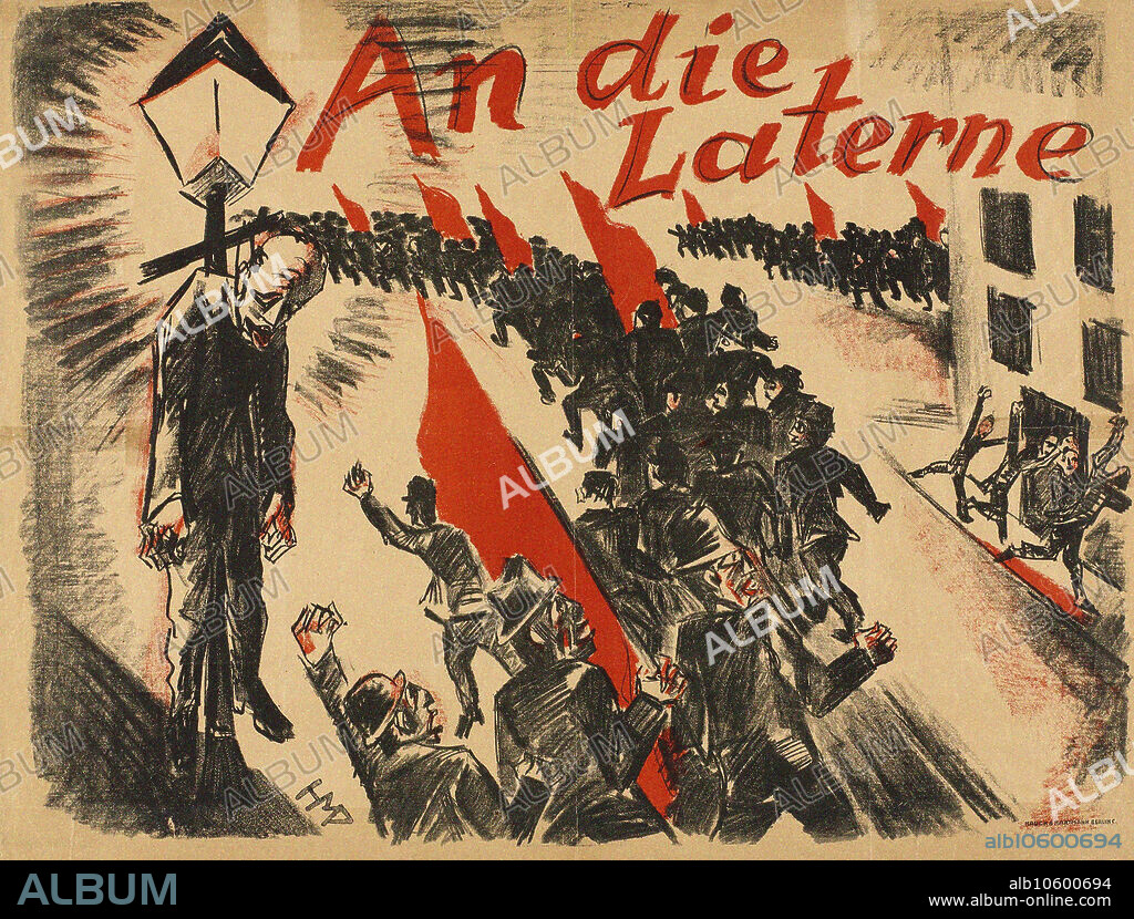 MAX PECHSTEIN. Plakat für die Zeitschrift "An die Laterne".