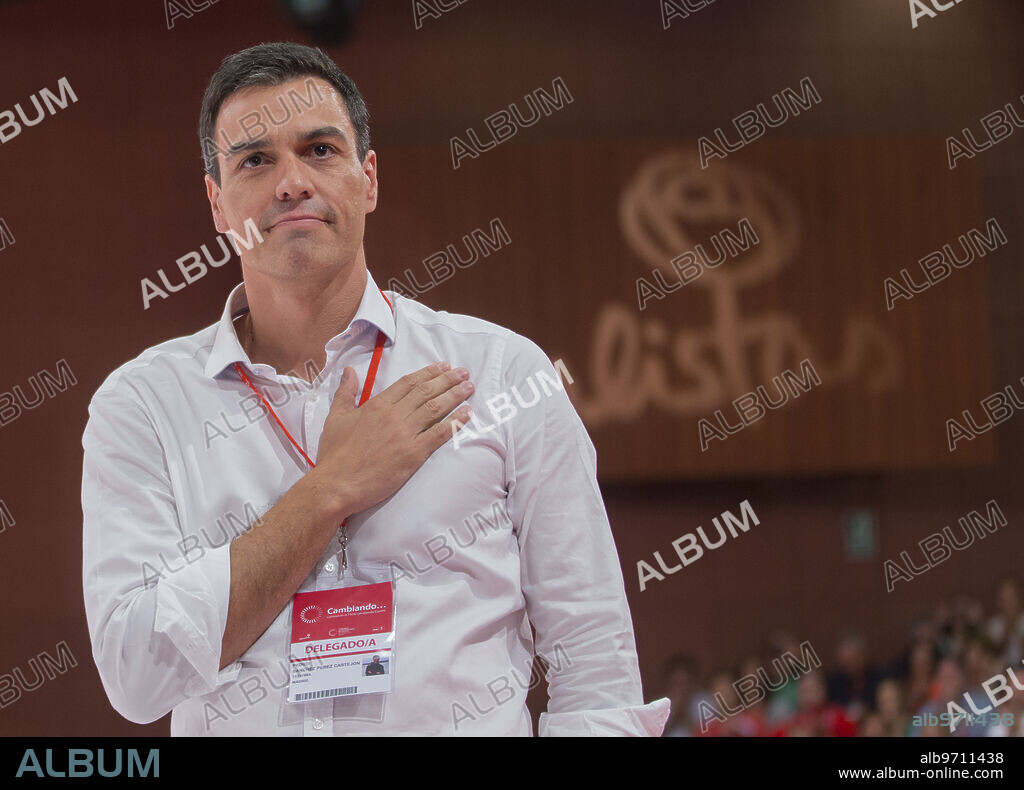 Madrid, 26 de julio de 2014. Congreso extraordinario del PSOE para ratificar a Pedro Sanchez como nuevo secretario general en sustitucion de Alfredo Perez Rubalcaba. Foto: IGNACIO GIL.      . archdc.