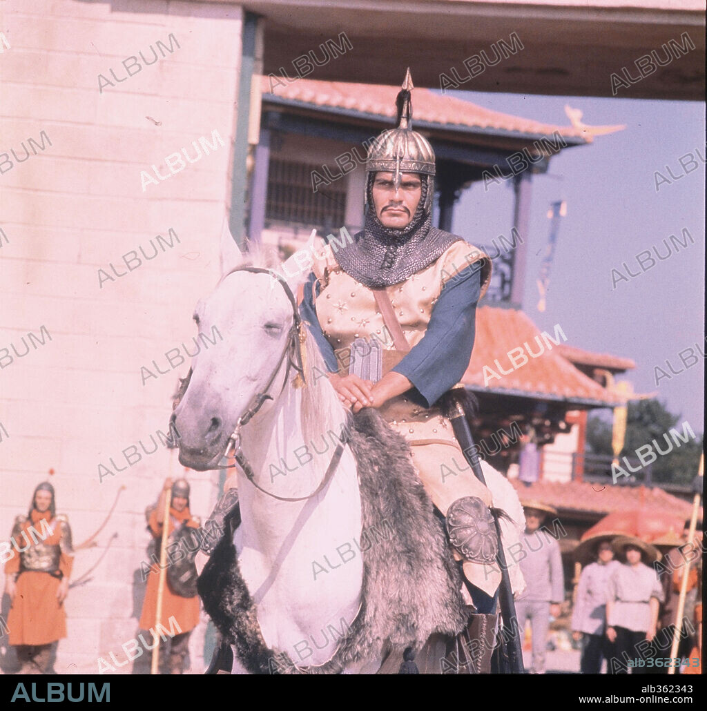OMAR SHARIF in GENGHIS KHAN, 1965, directed by HENRY LEVIN. Copyright COLUMBIA PICTURES.