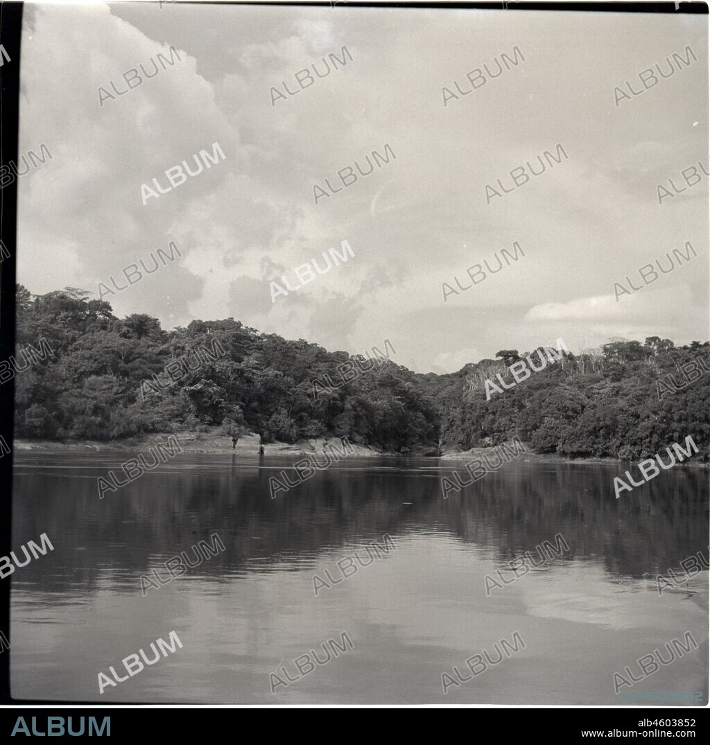 Cameroon, Ruel Collection: BanyangJourney from Ibadan to Cameroons, the Cross river at Mamfe tributary03/04/1954, 03/04/1954. 2012/001/6/7/N1.