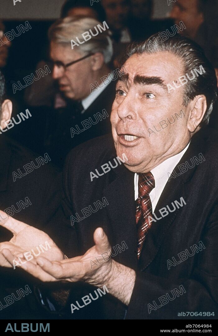 LEONIDAS BREZHNEV  POLITICO SOVIETICO.