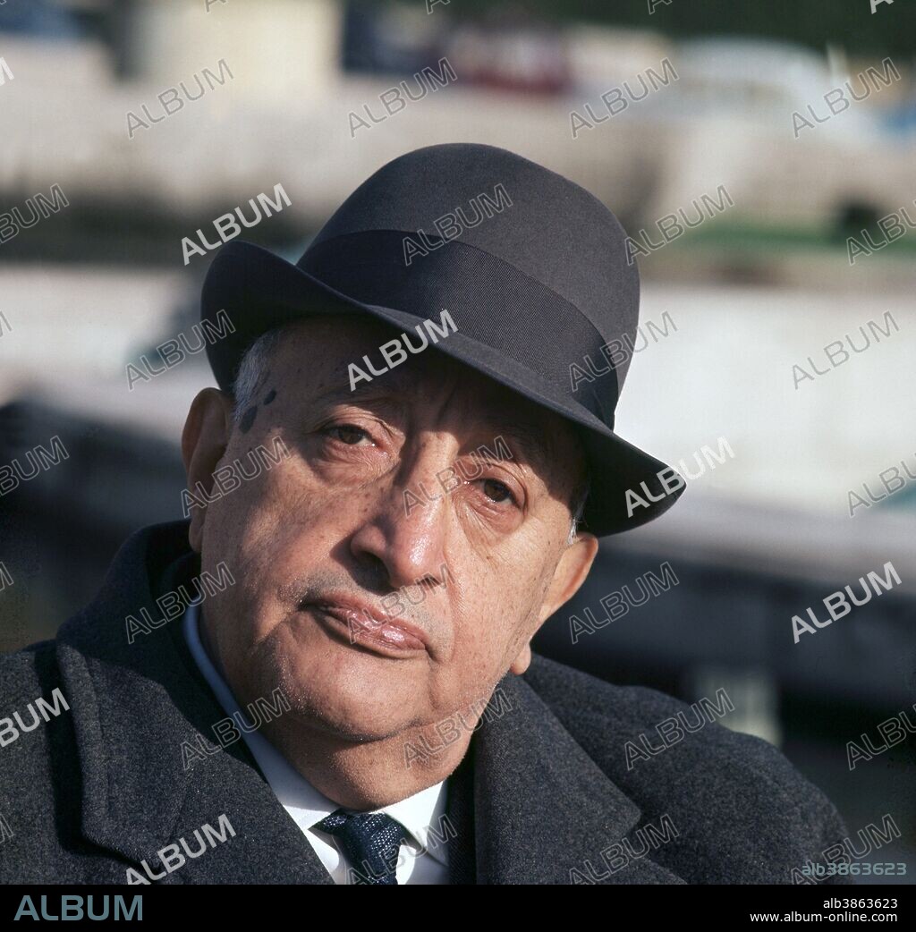 ASTURIAS, MIGUEL ANGEL . ESCRITOR GUATEMALTECO . 1899 - 1974. RETRATO.FOTO 1969. SFGP / © KORPA.