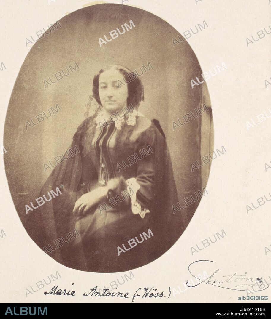 Marie Antoine (Wöss). Artist: Franz Antoine (Austrian, 1814-1882). Dimensions: 11.3 x 8.8 cm. (4  7/16  x 3  7/16  in.). Date: 1850s-60s.