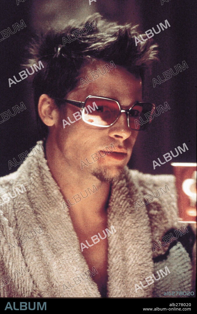 BRAD PITT en EL CLUB DE LA LUCHA, 1999 (FIGHT CLUB), dirigida por DAVID FINCHER. Copyright 20TH CENTURY FOX.