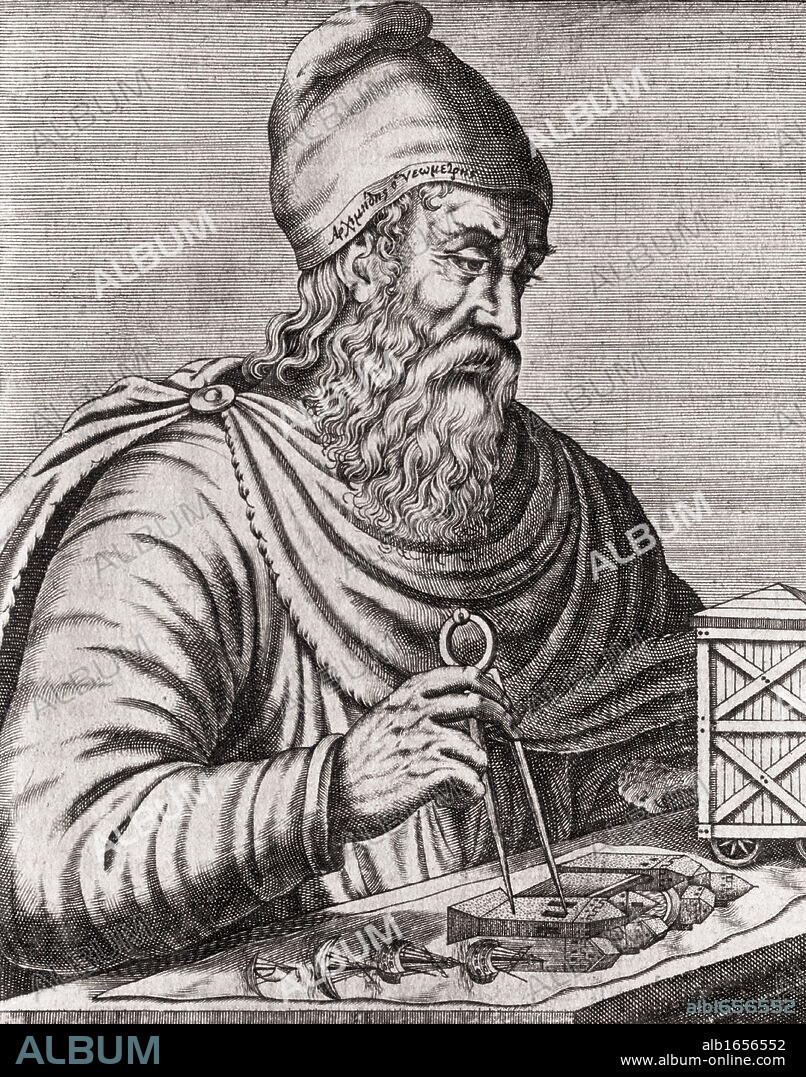 Archimedes of Syracuse circa 287 BC- circa 212 BC Greek mathematician physicist engineer.