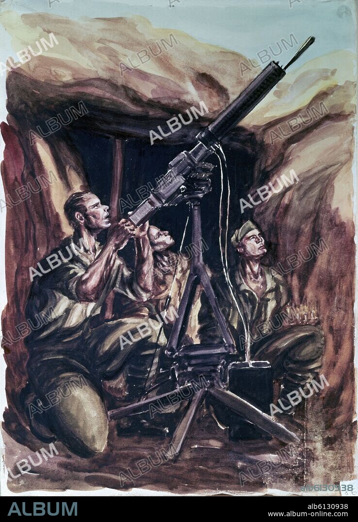 ARTURO REQUE MERUVIA-KEMER-. DEFENSA ANTIAEREA-GUERRA CIVIL ESPAÑOLA-.