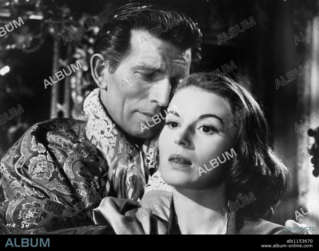 MICHAEL RENNIE y SILVANA MANGANO en MAMBO, 1954, dirigida por ROBERT ROSSEN. Copyright PARAMOUNT PICTURES.