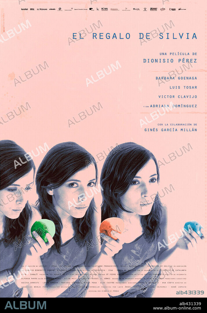 Poster de EL REGALO DE SILVIA, 2003, dirigida por DIONISIO PEREZ GALINDO. Copyright LORELEI PROD/IMVAL MADRID/EL MEDANO/TVG/BAUSAN FILMS.