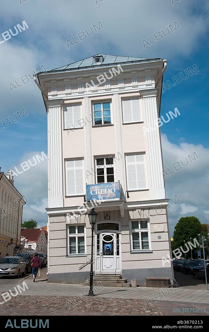 Crooked House, art museum, Tartu, Estonia, Baltic States