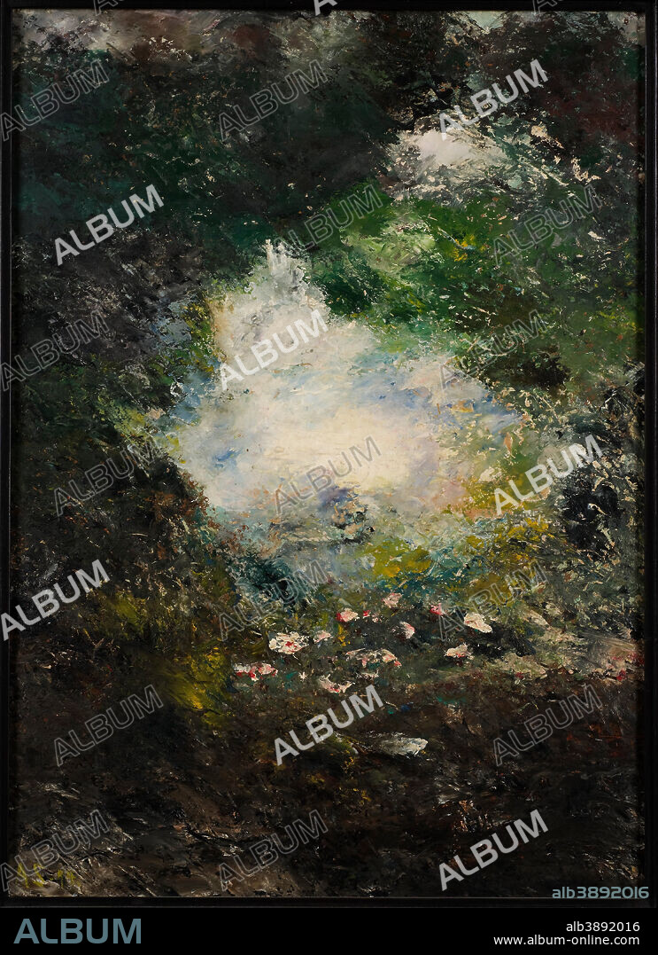 AUGUST STRINDBERG. Underlandet Wonderland. Date/Period: 1894. Painting. Oil on paper. Height: 725 mm (28.54 in); Width: 520 mm (20.47 in).