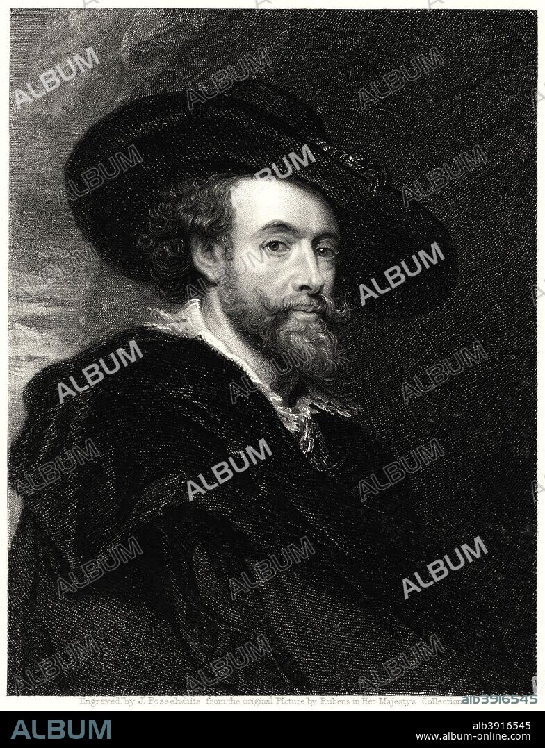 'Rubens', 19th century. Pieter Pauwel (Peter Paul) Rubens (1577-1640) was a Flemish artist, considered by many to be one of the greatest painters in European art history, a master of the Baroque style and the most important Flemish painter of the 17th century.