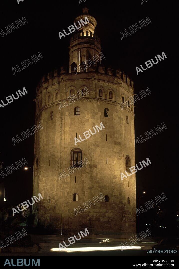 LA TORRE DEL ORO - ARQUITECTURA HISPANOMUSULMANA - PERIODO ALMOHADE - SIGLO XIII - TORRE ALBARRANA.
