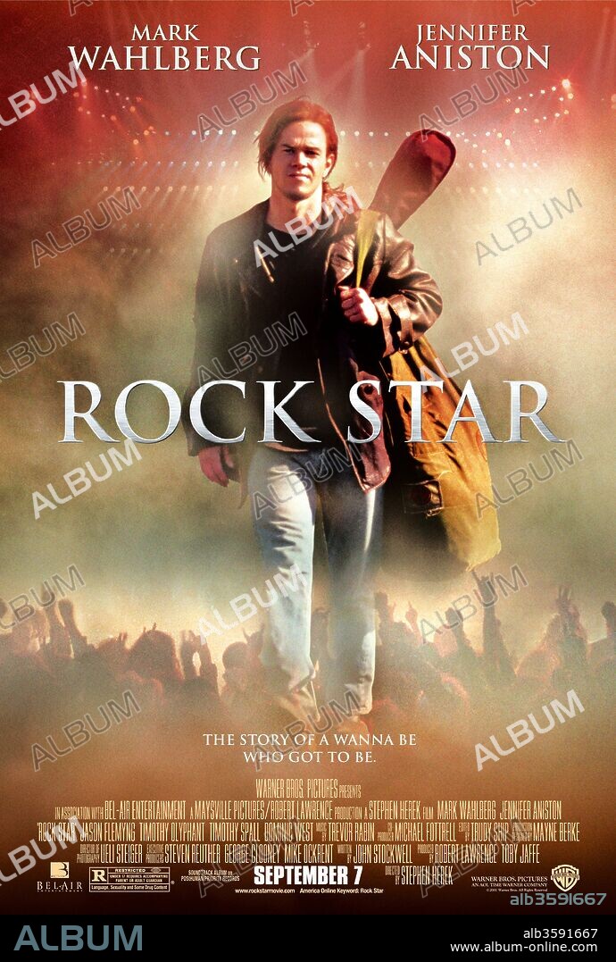 Poster de ROCK STAR, 2001, dirigida por STEPHEN HEREK. Copyright WARNER BROS. PICTURES.